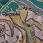 Mushroom People Woven Blanket - Image 5
